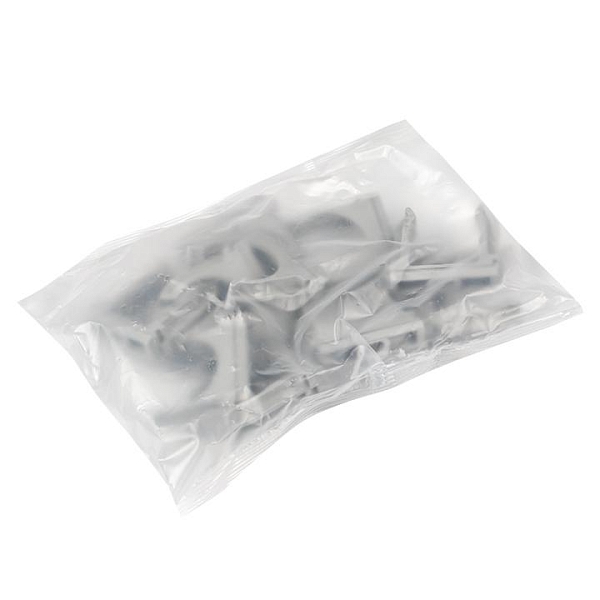 Крепеж-клипса d32 мм (10 шт) серая EKF-Plast