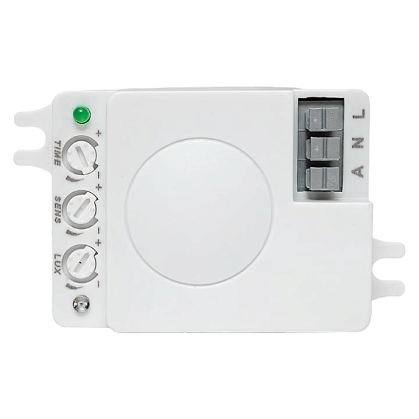 Микроволновый датчик движения белый 1200Вт 360гр. до 10м IP20 MW-706 EKF