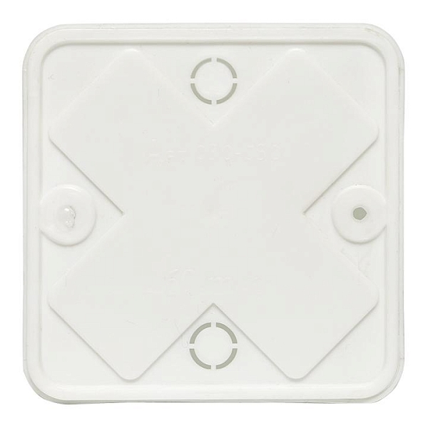 Коробка разветвительная KMP-030-030 наружная (75x75x26) белая EKF PROxima