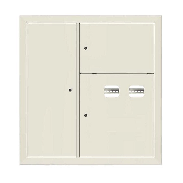 Щит этажный 2 кв. слаботочка слева RAL9002 (1000x950x150) EKF PROxima
