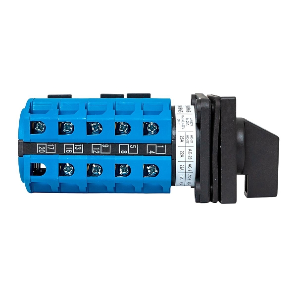 Переключатель кулачковый ПК-1-103 25А 3P «0-1-2-3» IP65 EKF
