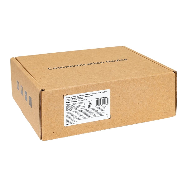 Промышленный неуправляемый коммутатор U-1GX/SFP-4GTP, 1 порт 1000Base-X SFP, 4 порта 10/100/1000Base-T(X) RJ45 c PoE, монтаж на динрейку TSX EKF