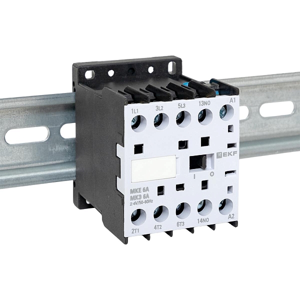 Контактор МКЭ-1 6А 1NO 24В AC EKF