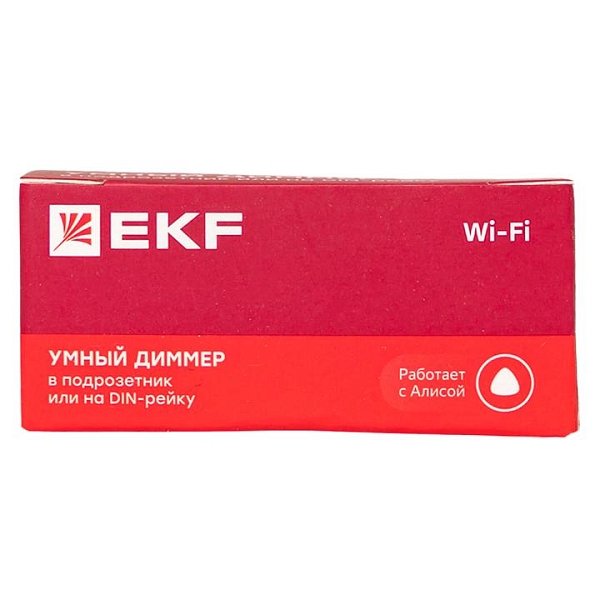 Умный диммер в подрозетник 1-канальный Wi-Fi EKF Connect