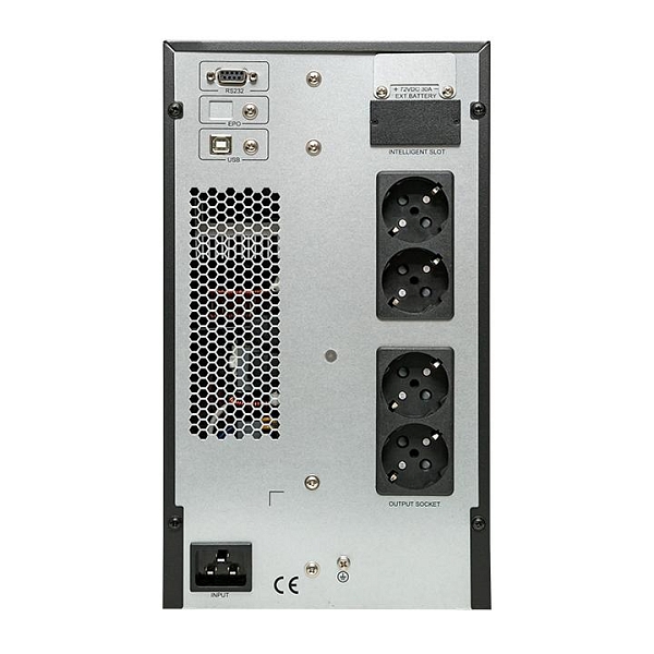 Источник Бесперебойного Питания двойного преобразования E-Power SW900Pro-TB 2000 ВА/1800 Вт, напольный, c АКБ 6x12В_7 Ач, RS232,USB, 4x Schuko
