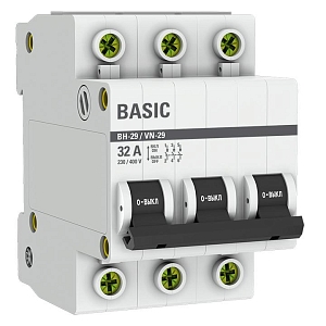 Выключатель нагрузки ВН-29 3P 32А BASIC