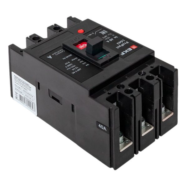 Выключатель автоматический в литом корпусе ProPact LS63 40А 3P 15кА EKF