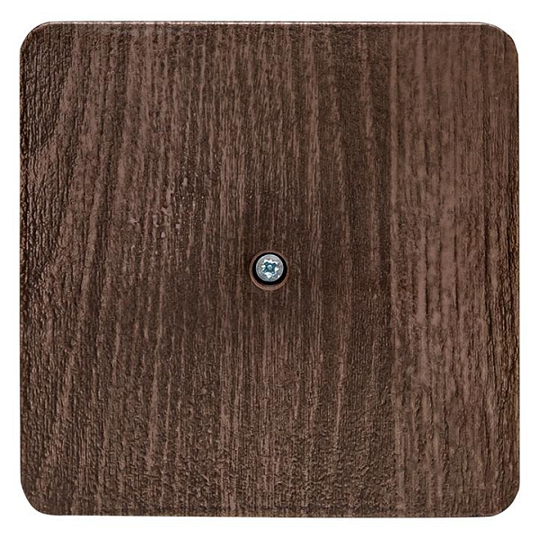 Коробка разветвительная KMP-030-032 (100x100x28) тёмное дерево EKF PROxima