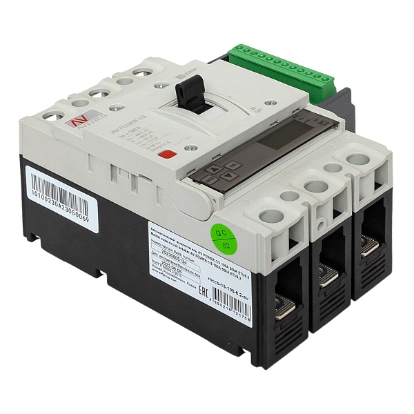 Выключатель автоматический в литом корпусе AV-POWER-1/3 100А 50кА ETU6.2 EKF