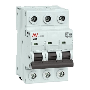 Выключатель нагрузки AVN 3P 40A AVERES EKF 