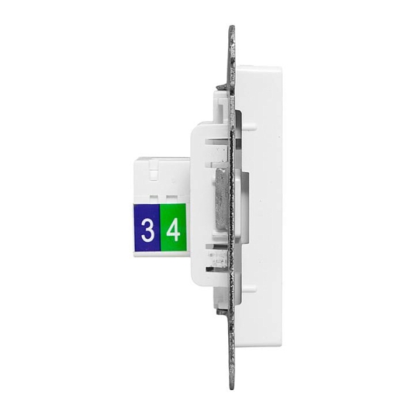 Механизм розетки RJ11, белый Эпика EKF
