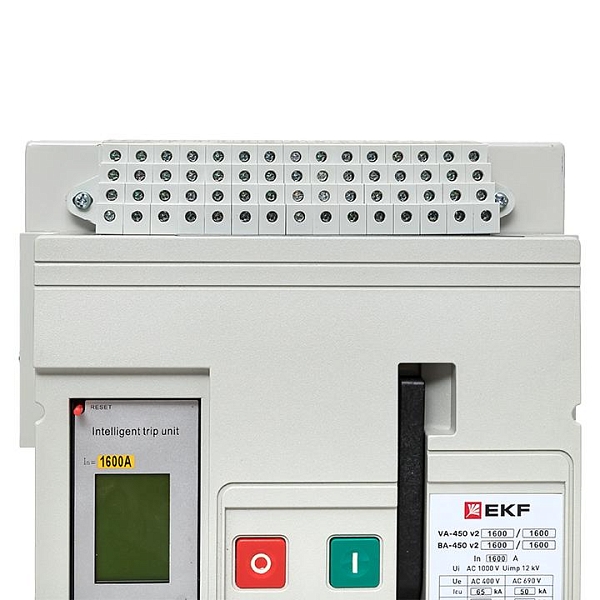 Выключатель автоматический ВА-450 1600/1600А 3P 65кА стационарный v2 EKF