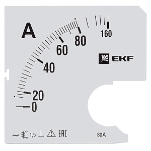 Шкала сменная для A961 80/5А-1,5 EKF PROxima