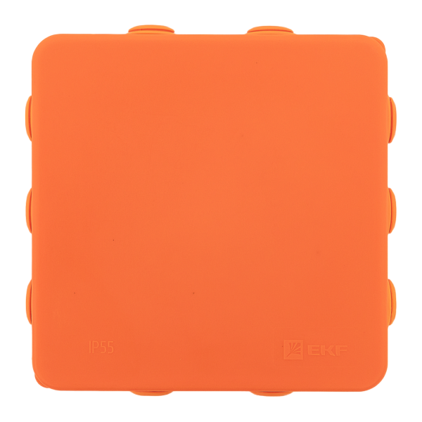 Коробка огнестойкая E45 100x100x50мм с клеммниками 4 полюса 0,5-6мм2 IP55 HF EKF