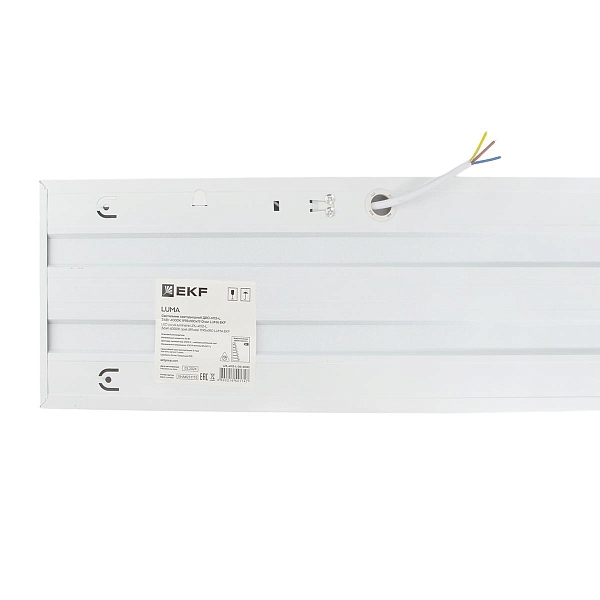 Светильник светодиодный ДВО 4114-L 36Вт 6500К 1195x180x19 опал EKF