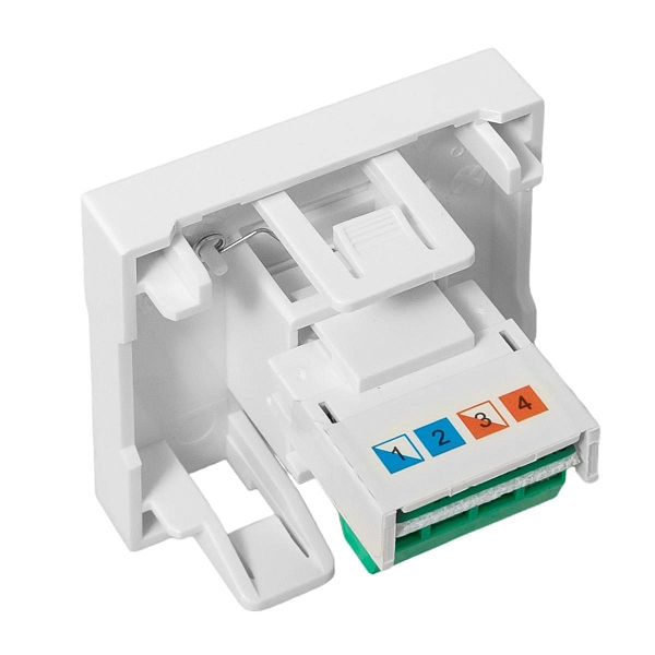 Розетка RJ11, 2 модуля EKF