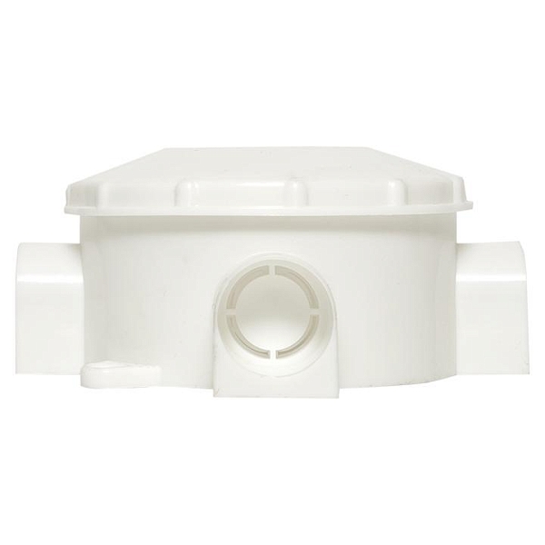 Коробка распределительная КМР-040-040 трехрожковая белая (70x35) EKF PROxima