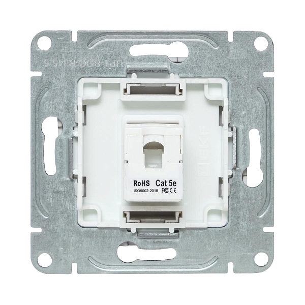Механизм розетки RJ45 (cat5), шампань Эпика EKF
