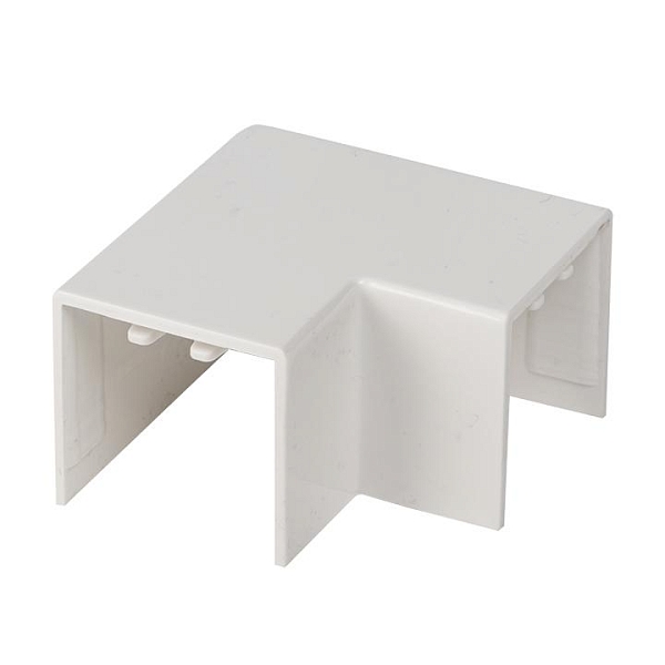Поворот 90 гр. (25x25) (4 шт) белый EKF-Plast 