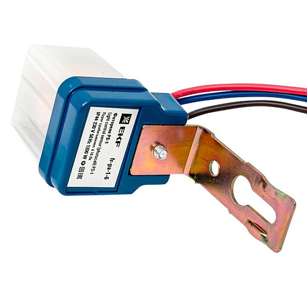 Фотореле PS-1 6А 1200Вт IP44 EKF PROxima
