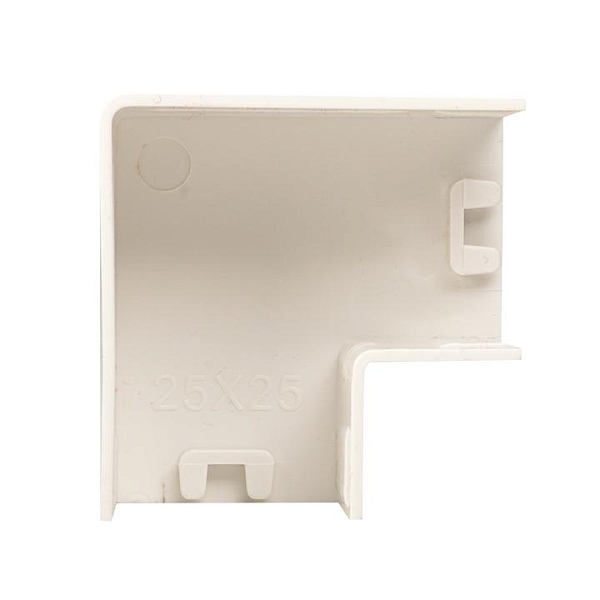 Поворот 90 гр. (25x25) (4 шт) белый EKF-Plast 