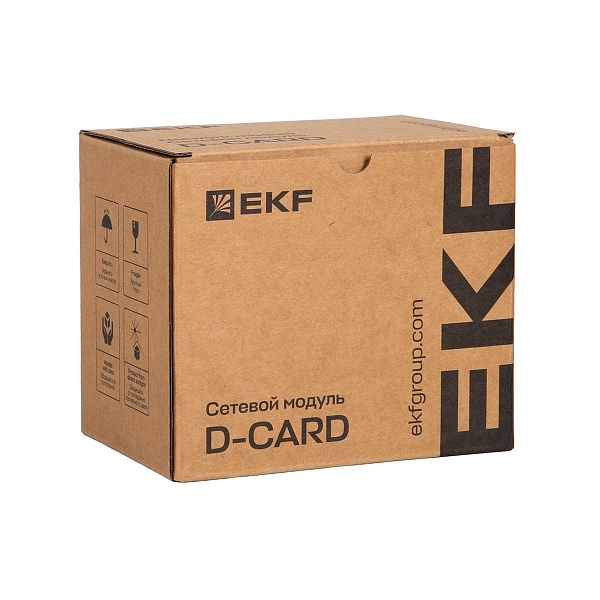 Модуль сетевой удалённого расширения ввода и вывода EtherNET IP GR200-EIP D-CARD EKF