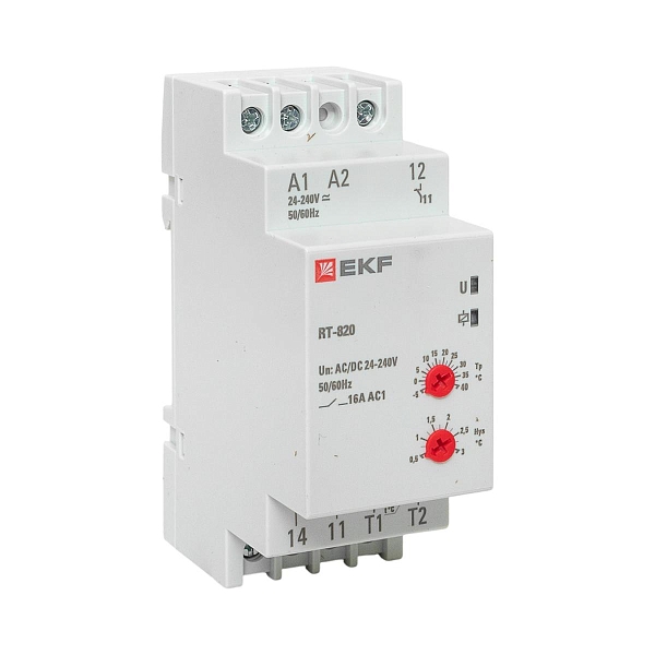 Реле температуры RT-820 (-5....+40 С) EKF PROxima