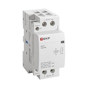 Контактор модульный КМ 20А 1NO+1NC 230В АС (2 мод.) PROXIMA EKF