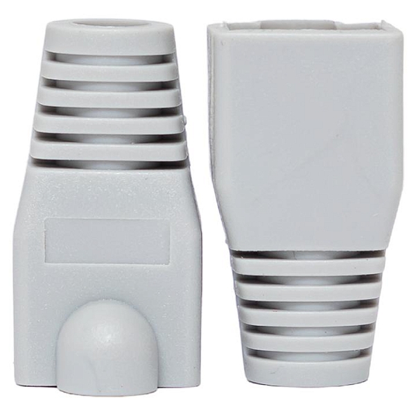 Колпачок изолирующий TERACOM для коннекторов RJ-45 PVC серый (упак.10шт)